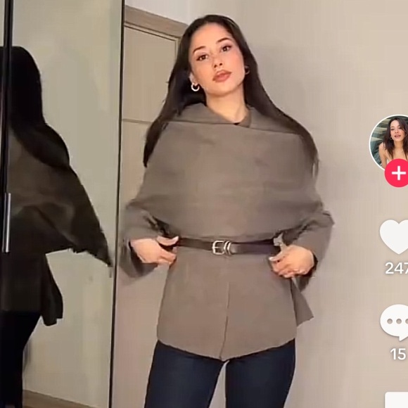 NWT ZARA knit  SCARF COAT SIZE L-XL 
🚨 FINAL PRICE NO OFFER ACCEPT - Picture 14 of 15